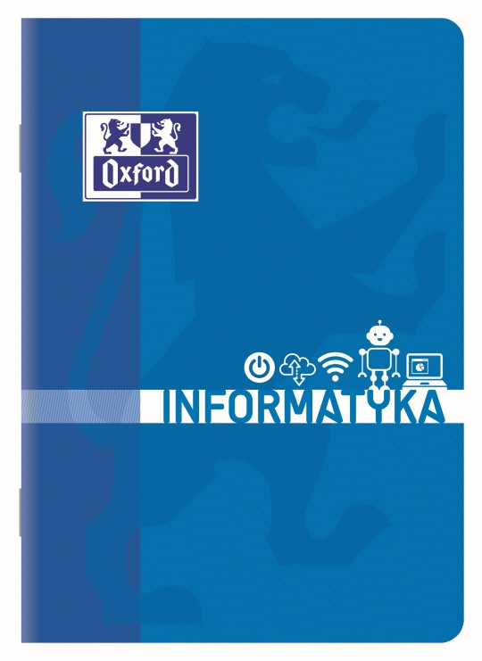 Zeszyt przedmiotowy do Informatyki A5/60 kratka Oxford 90g